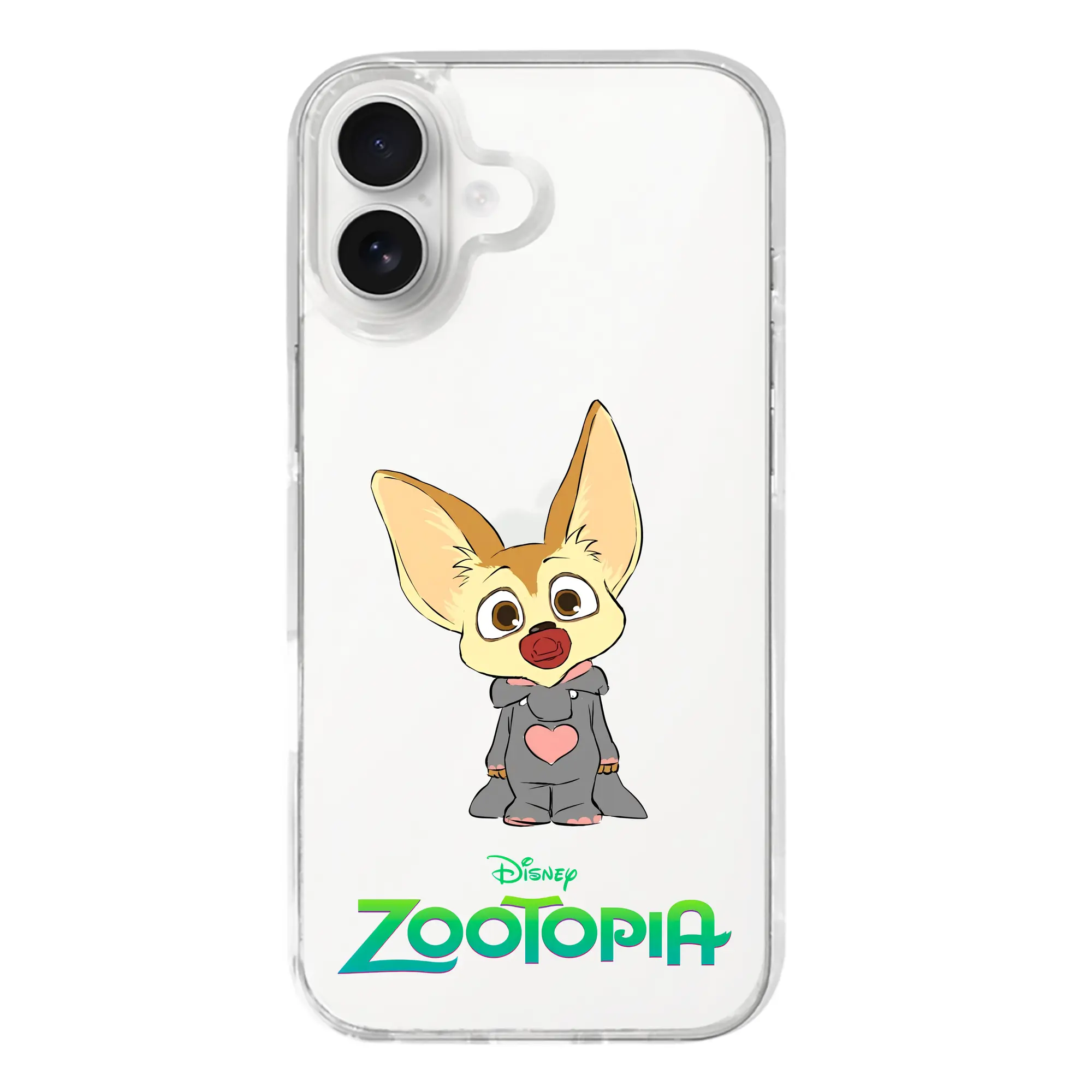 ズートピア グッズ,フィニック - iPhone 17シリーズ 透明スマホケース – 薄型・耐衝撃・精密フィット保護カバー